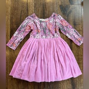 Kate Quinn- Purple Floral Tulle Dress